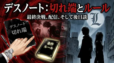 デスノート 切れ端 ノートの一部 腕時計 有効期限 書くスペース 筆記具 ルール 条件 殺害の可否 レイ・ペンバー 南空ナオミ 最終決戦 最終回 配信 後日談 視聴 配信 状況とは？