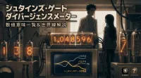STEINS;GATEシュタインズ・ゲート ダイバージェンスメーター 数値 意味 一覧 世界線 α世界線 β世界線 シュタインズゲート世界線 1%の壁 伏線 動画配信 U-NEXT アマプラ？